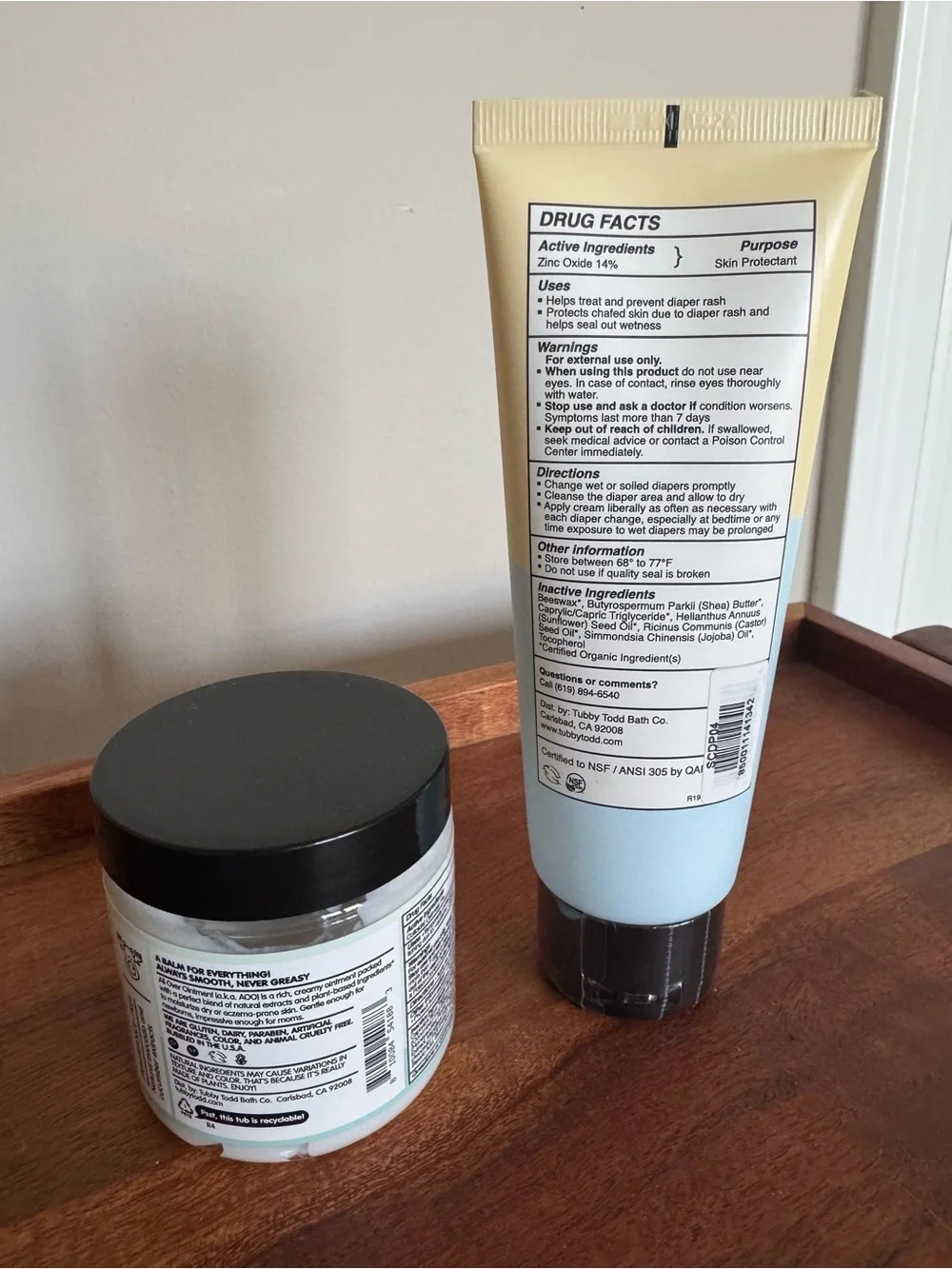 Tubby Todd Sweet Cheeks Diaper Paste and All Over Ointment